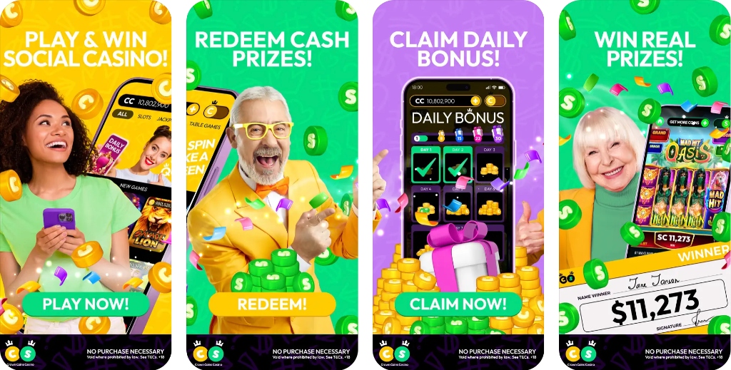 Crown Coins Casino Download 2025 – Free Coins & VIP Rewards 3 Crown Coins Casino interface screenshot